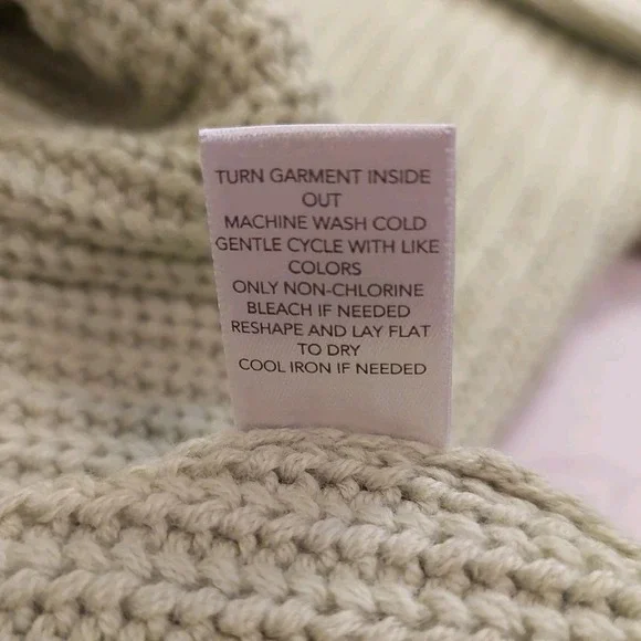 NEW!‎  Indigo Threads Wms "Bella" Sweater Lime Green/Dark Green Embroidery Sz 1X - Picture 11 of 12